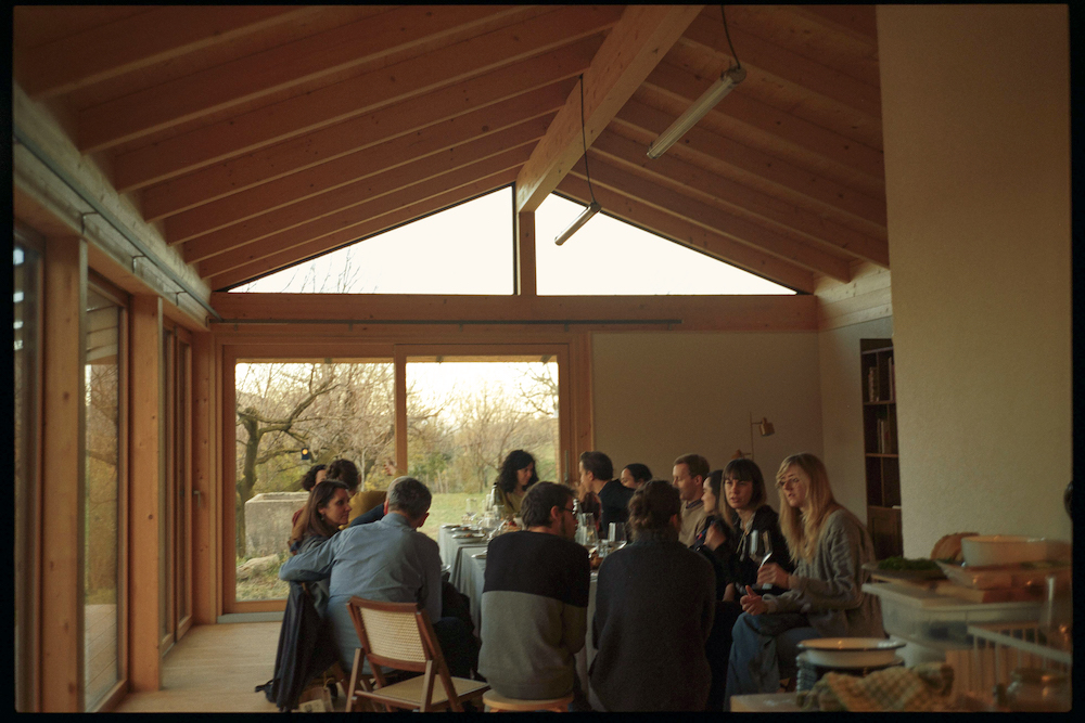 An uncommon pavillion for an unusual orchard